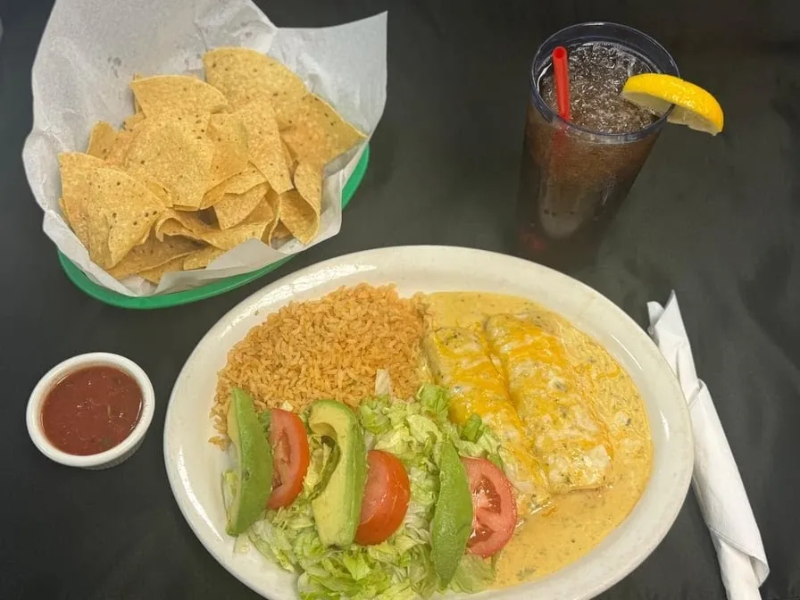 Chile Relleno & Cheese Enchilada